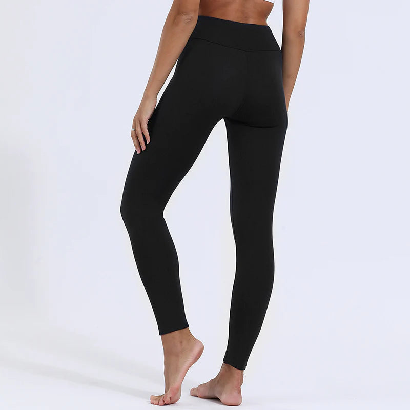 Cozy Cashmere-Like Winter Leggings - Thick, Stretchy & Stylish Fitness Pants for Women