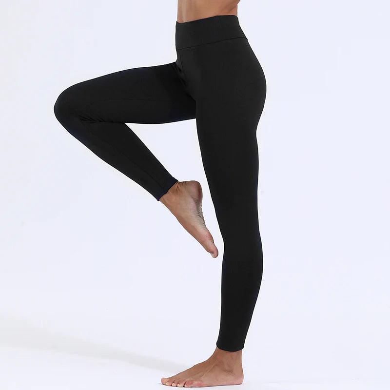 Cozy Cashmere-Like Winter Leggings - Thick, Stretchy & Stylish Fitness Pants for Women