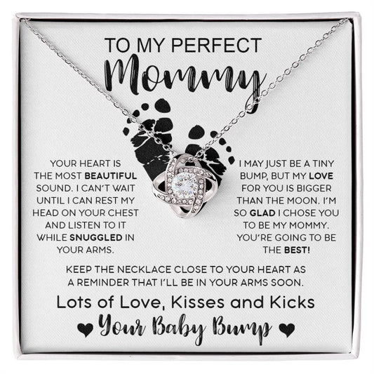 To My Perfect Mommy | Love Knot Necklace